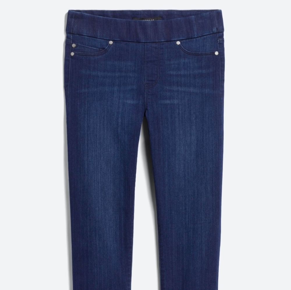 Liverpool Dark Blue Ankle Jeans